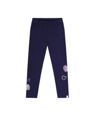 Girls' Organic Cotton Soft Stretchy Glitter Leggings - Little Kid