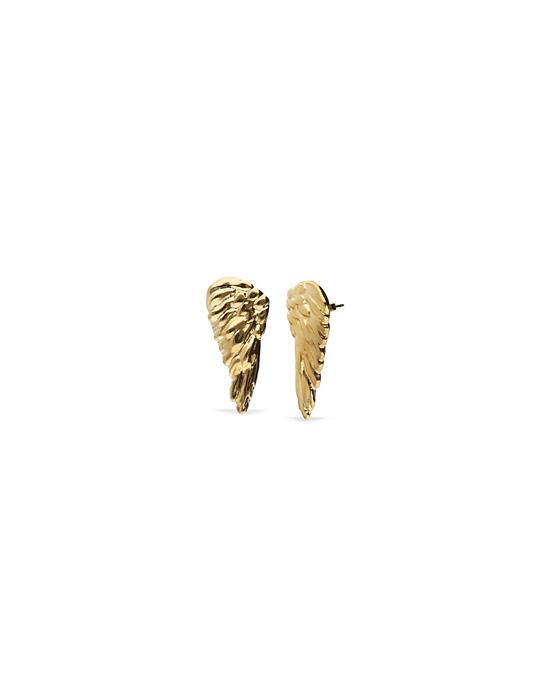 Unode50 Gold-Plated Earrings in The Shape of Wings