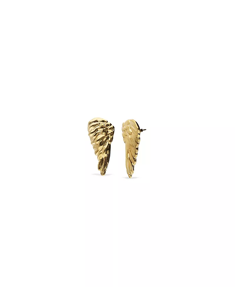 UNOde50 Gold-Plated Earrings in The Shape of Wings