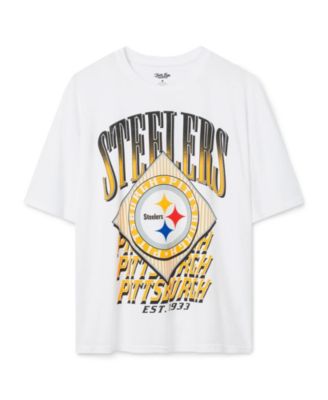 Junk Food Clothing Women's Pittsburgh Steelers Oversized Tee