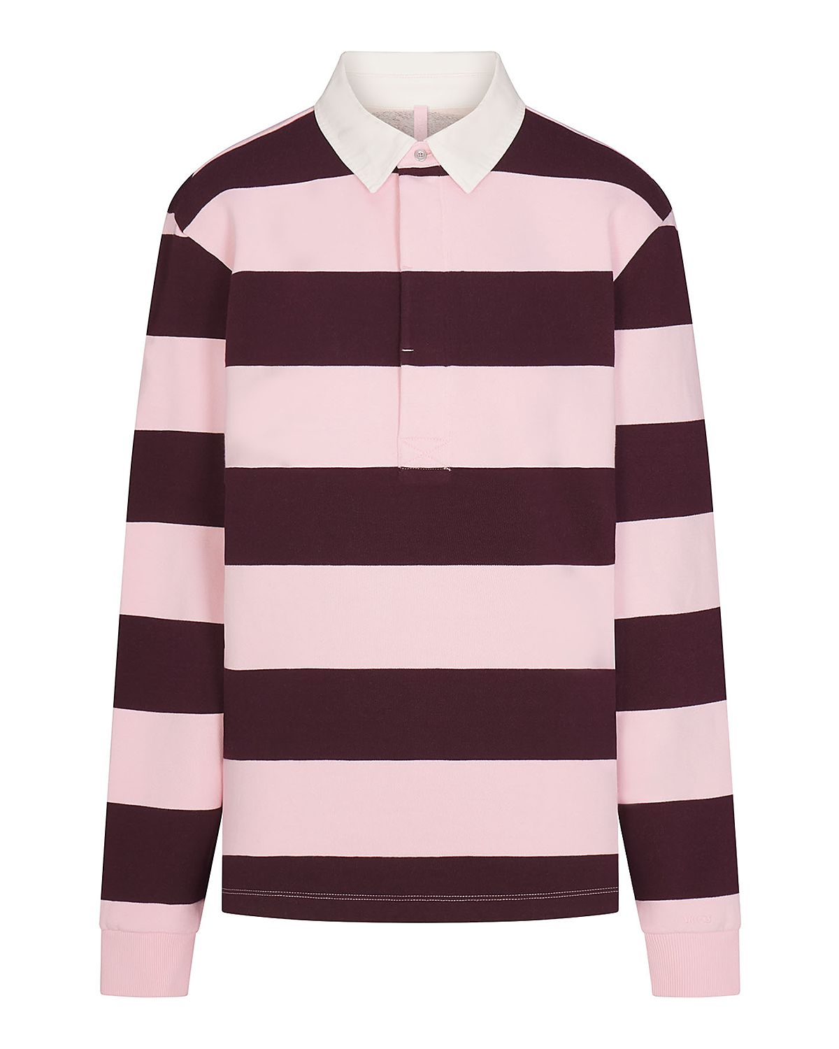 Skims Boyfriend Fleece Rugby Polo Shirt