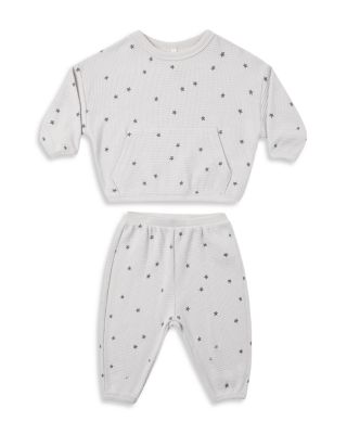 Boys' Waffle Star Print Slouch Top & Pants Set - Baby