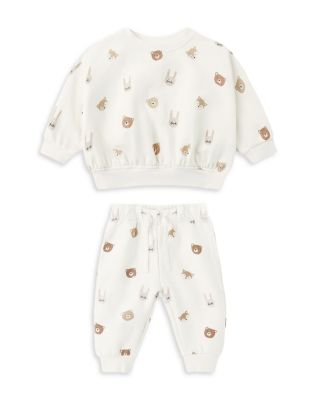 Unisex Reagan Critters 2 Piece Sweatsuit Set - Baby
