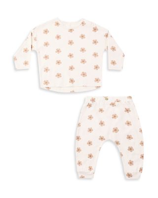 Girls' Daisy Printed Long Sleeve Tee & Pants Set - Baby