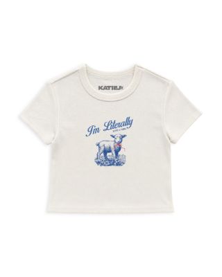 Girls' Tween Lamb Graphic Tee - Big Kid