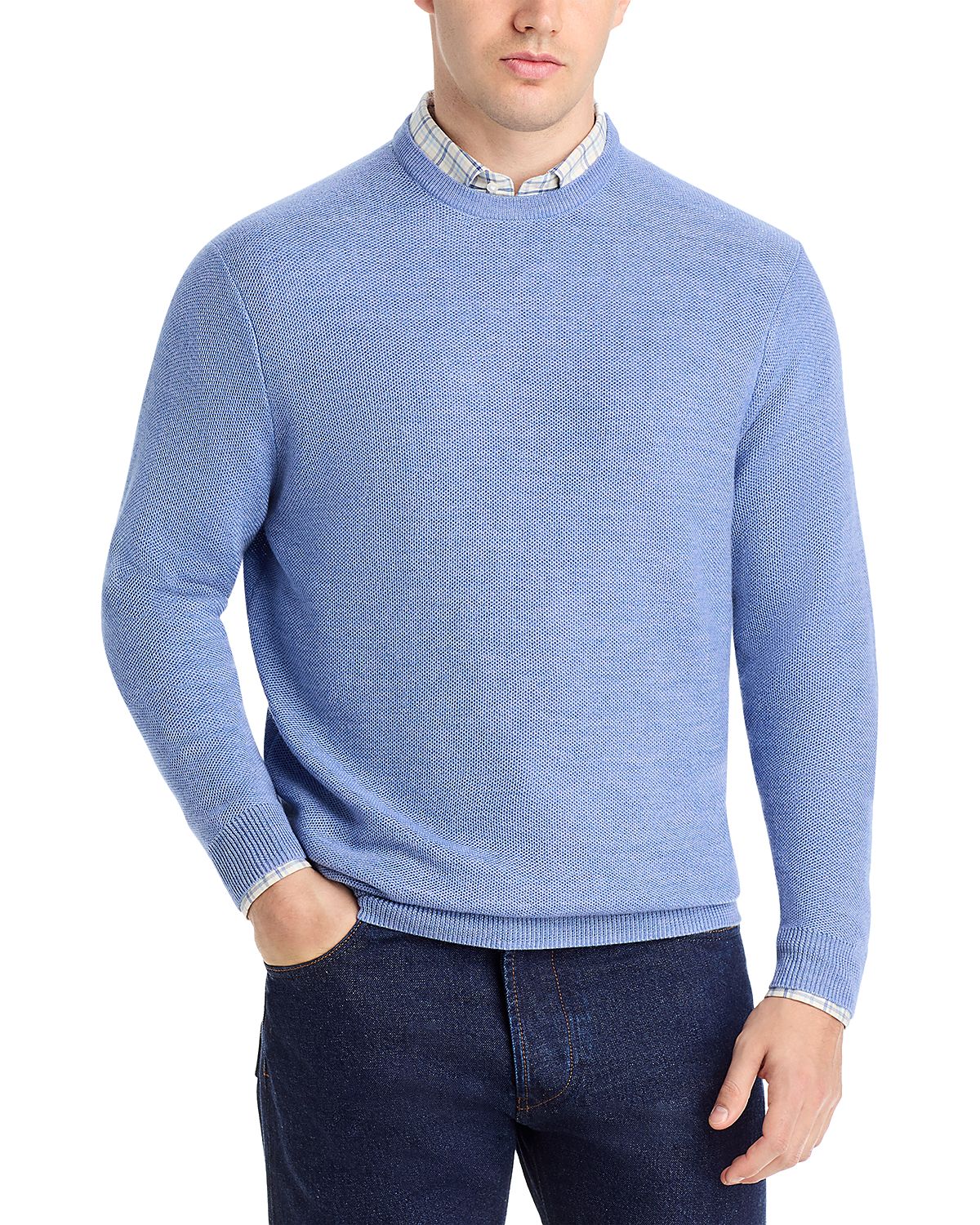 Peter Millar Autumn Crest Honeycomb Wool Blend Sweater