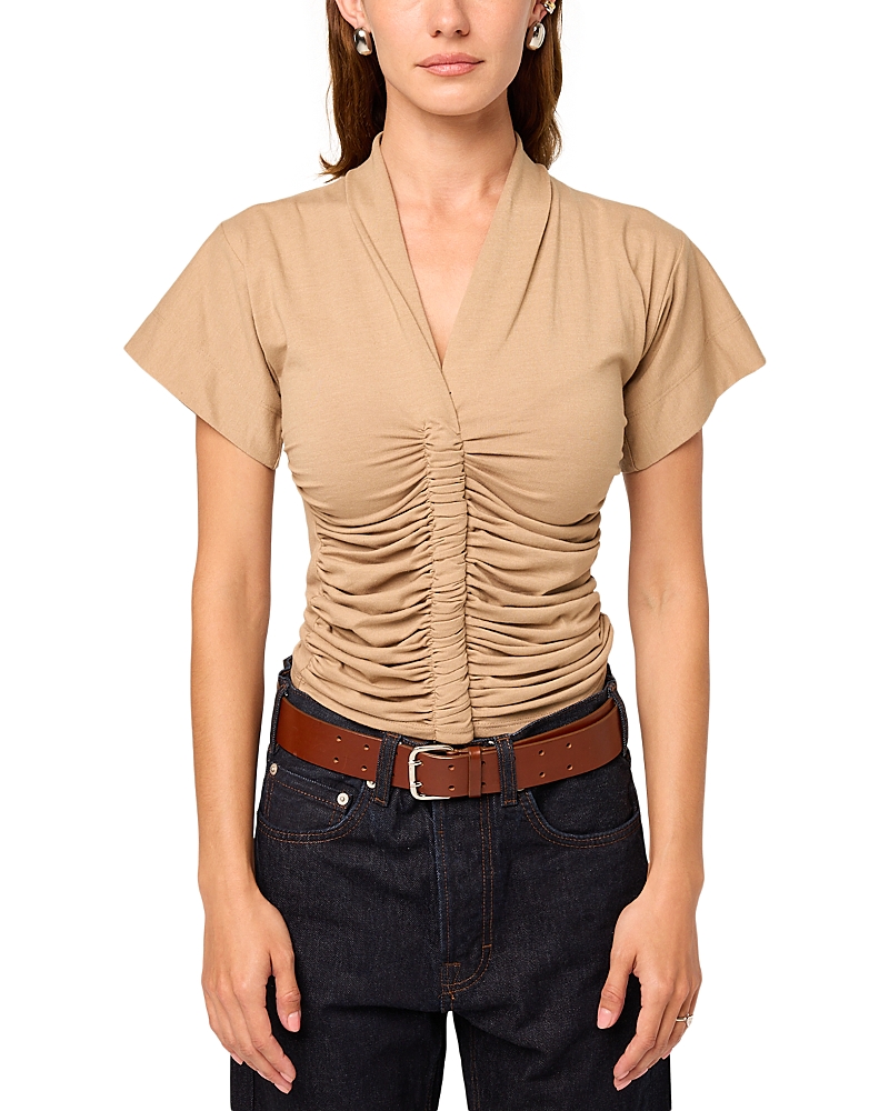 The Line By K Penelope Ruched Front Top