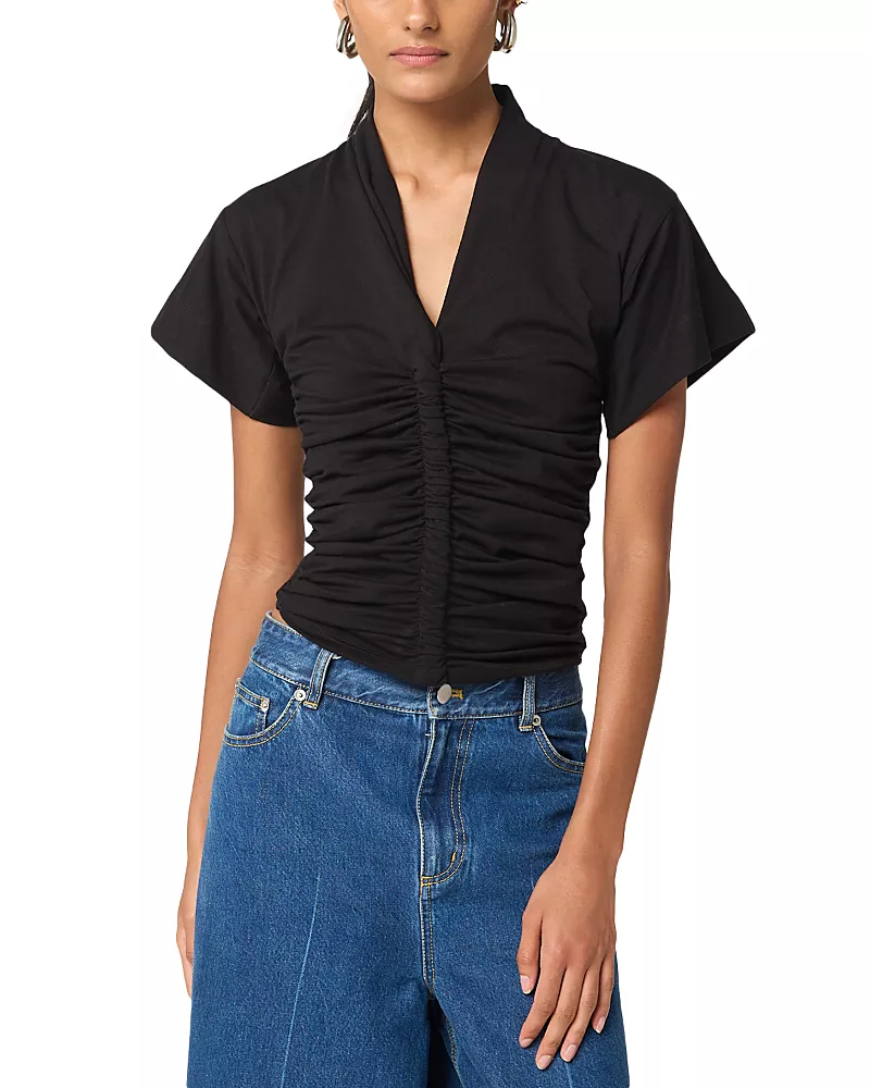 The Line by K Penelope Ruched Front Top