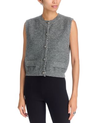 Lilah Sleeveless Button Front Sweater