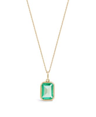  Solid Yellow Gold Spritz Necklace