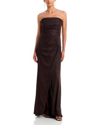 Aqua Galaxy Strapless Gown - Exclusive
