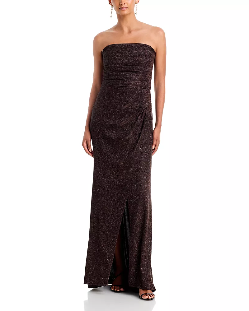 Aqua Galaxy Strapless Gown - Exclusive