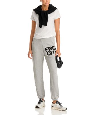 FREECITY Heathered Logo Sweatpants | Bloomingdale's Women