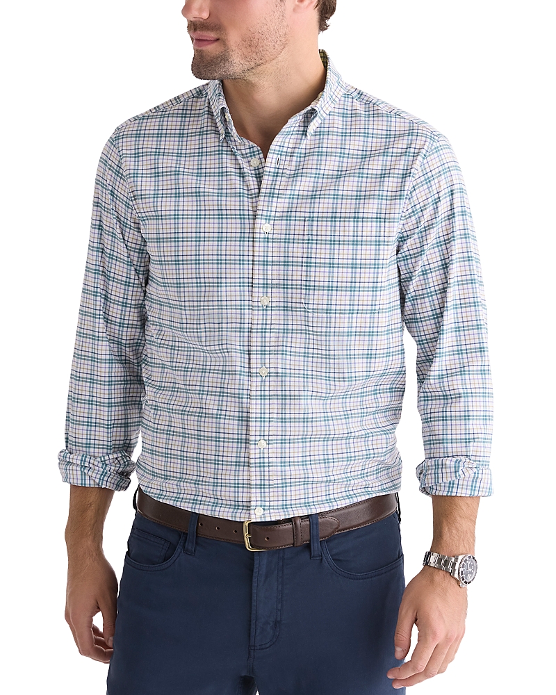 Vineyard Vines Low Country Loden Plaid Relaxed Plaid Shirt