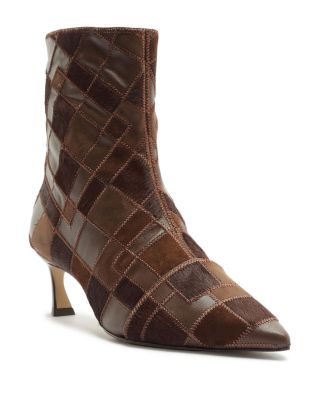 Women's Annelise 50 Patchwork Calf Hair & Suede Ankle Boots