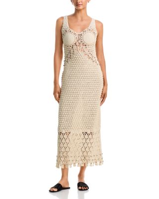 Beaded Crochet Dress