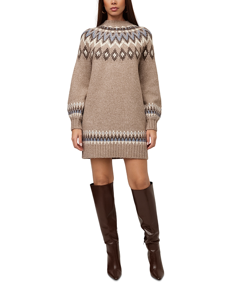 Fifteen Twenty Vera Jacquard Sweater Dress