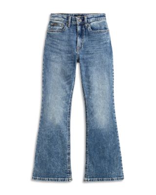 Girls' Flared Stretch Denim Jeans - Little Kid