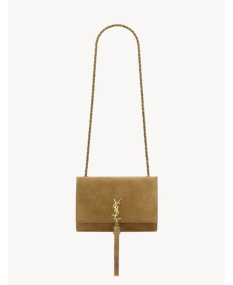 Saint Laurent Small Kate Tassel Bijoux Bag in Suede
