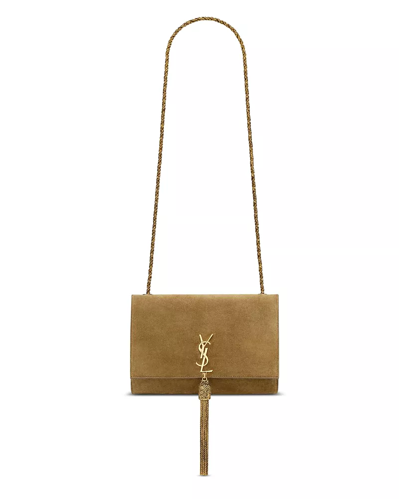 Saint Laurent Small Kate Tassel Bijoux Bag in Suede