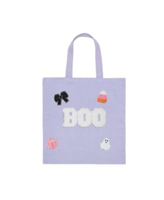 Girls' Boo Trick or Treat Patch Halloween Tote - Little Kid, Big Kid