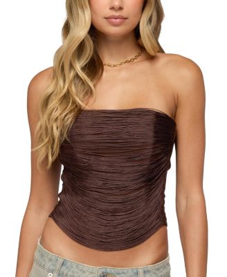 Edikted Raddix Fringed Strapless Corset
