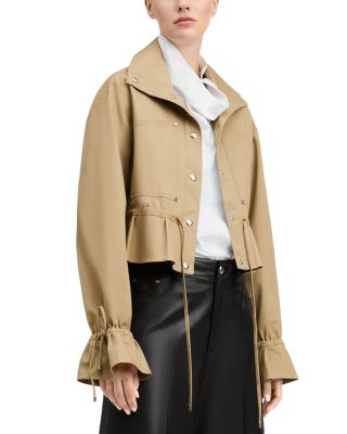 Penn Peached Twill Cinch Waist Jacket