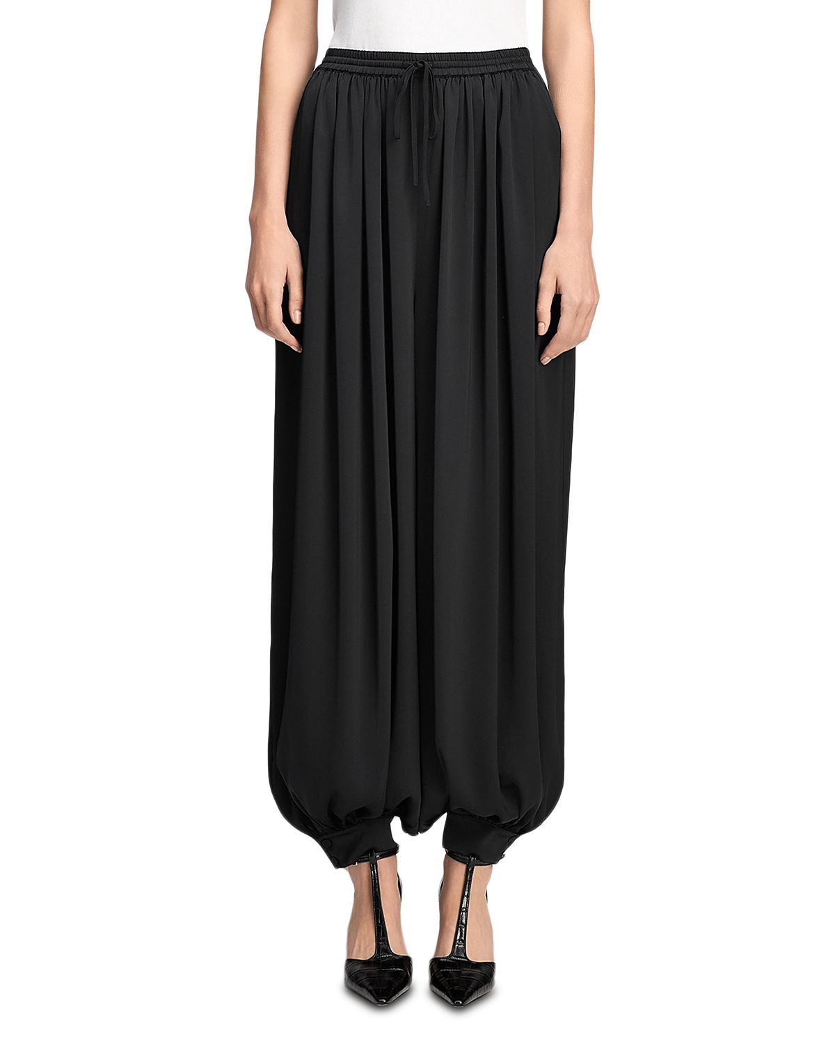 Cinq a Sept Esme Satin Pull On Verne Pants