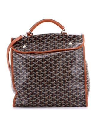   Saint Leger Briefcase Backpack Coated Canvas