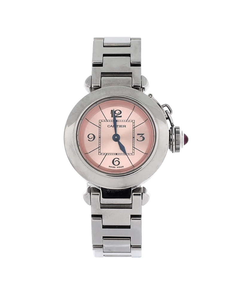 Pre-Owned Cartier Pasha de Cartier Quartz Watch in Stainless Steel 27mm