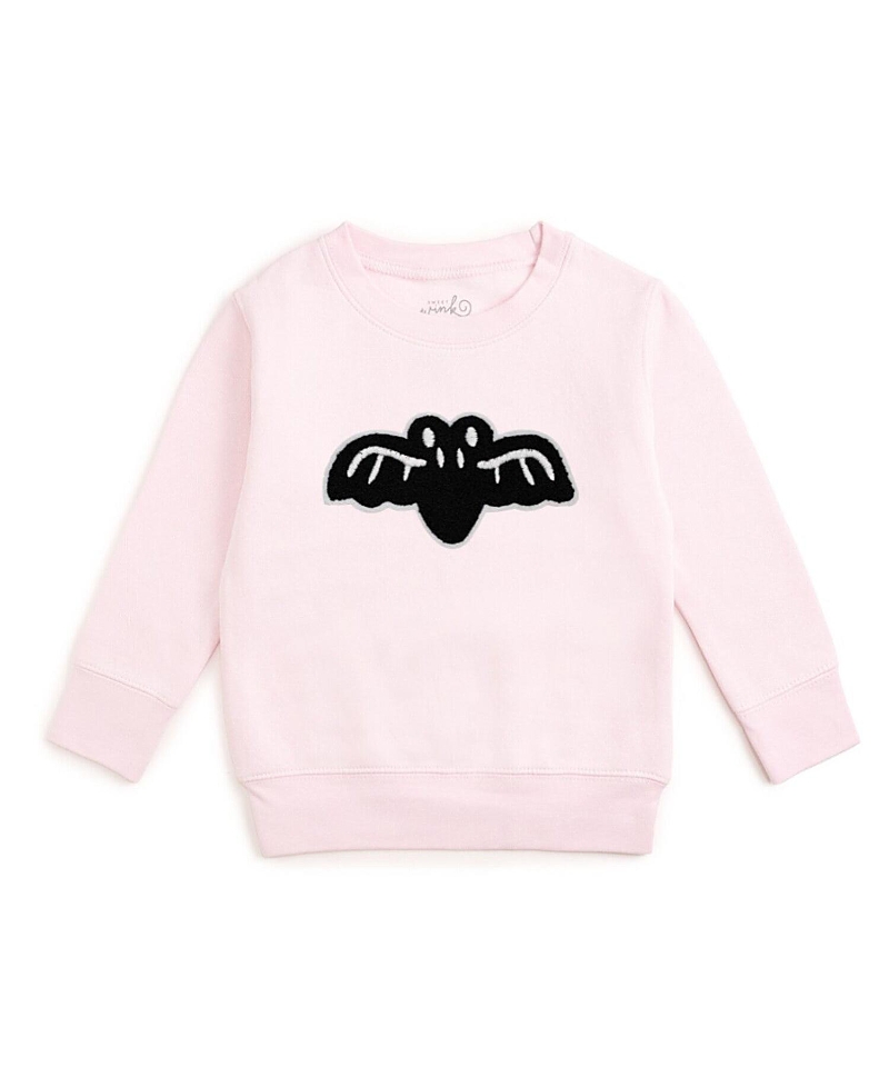 Sweet Wink Girls' Bat Patch Halloween Sweatshirt - Baby, Little Kid