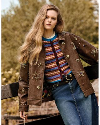 The Zip It Studded Faux Leather Jacket - thumbnail 2