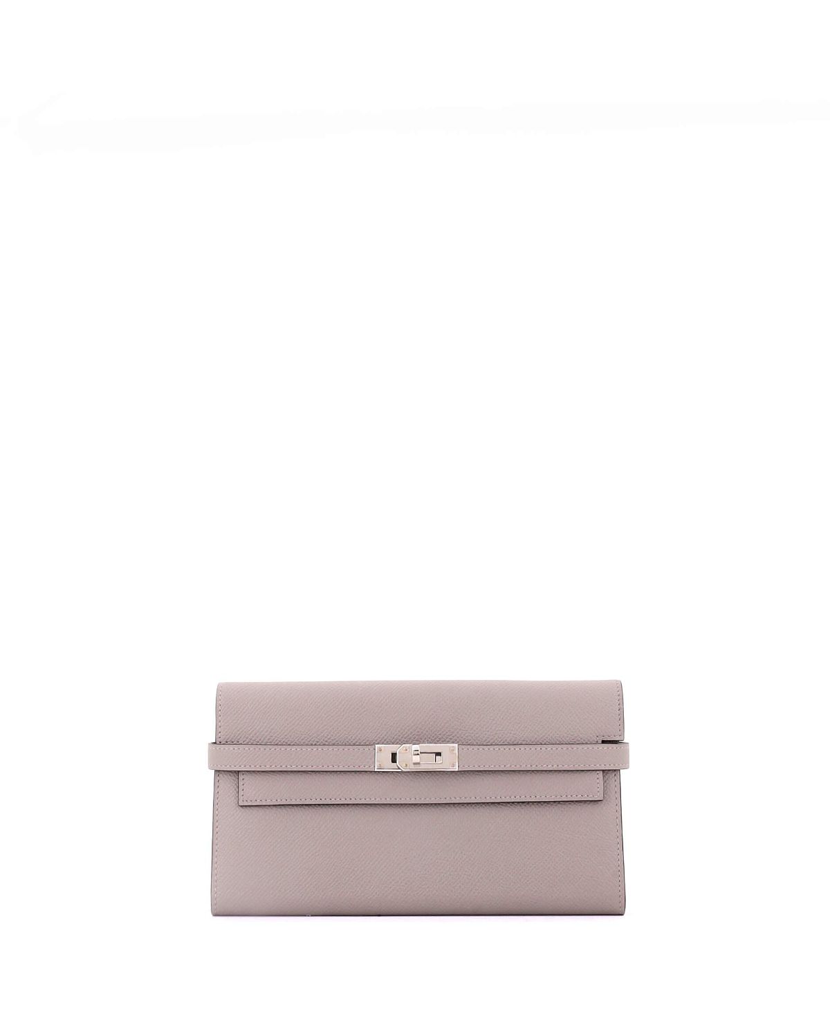 Pre-Owned HERMES Long Kelly Wallet Verso Epsom