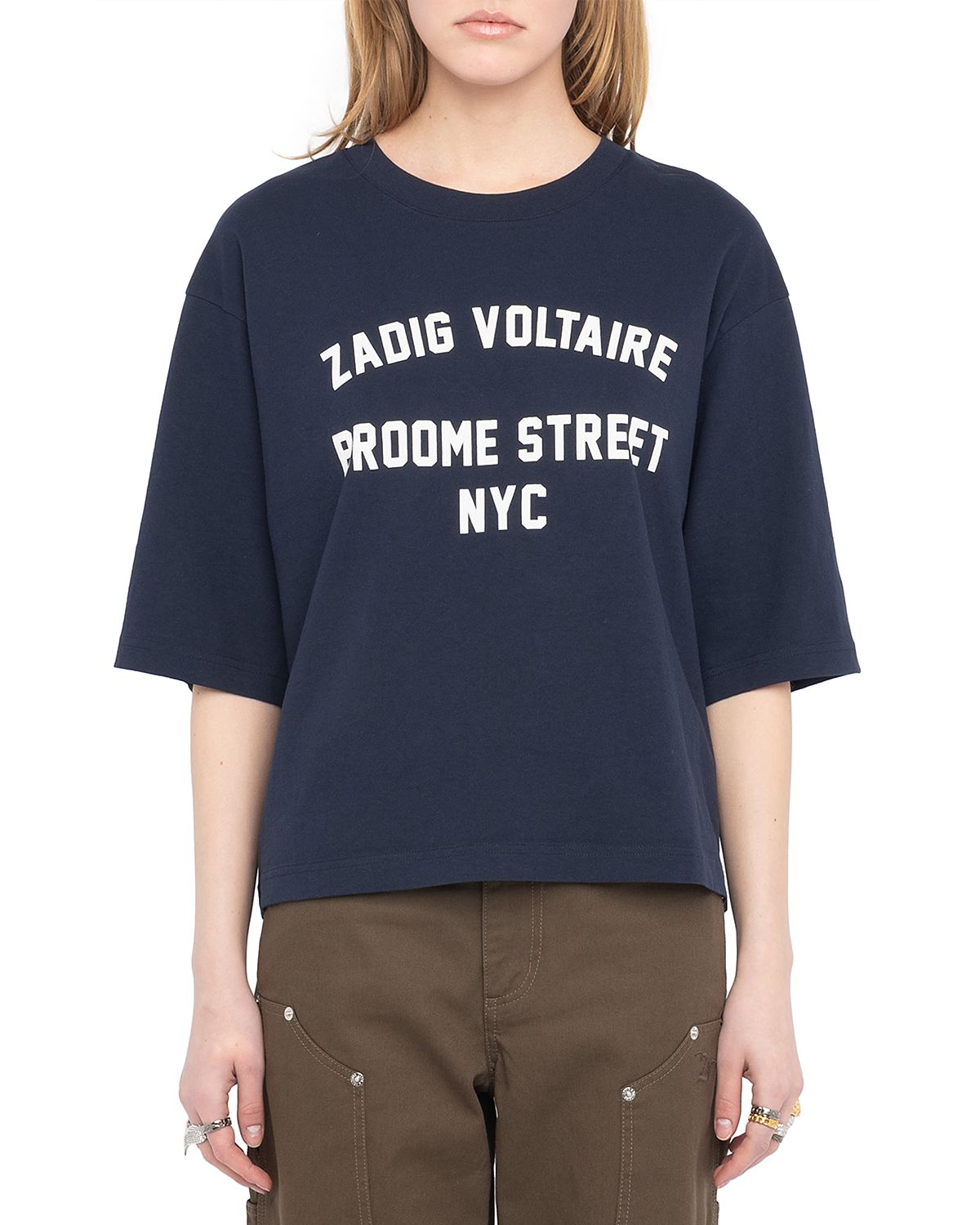 Zadig & Voltaire Taida Broome Street Graphic Cotton Tee