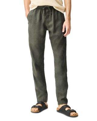 Regular Fit Linen Resort Pants