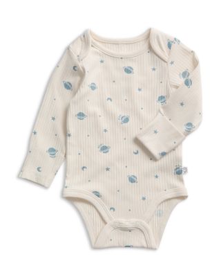 Unisex Ribbed Long Sleeve Bodysuit - Baby