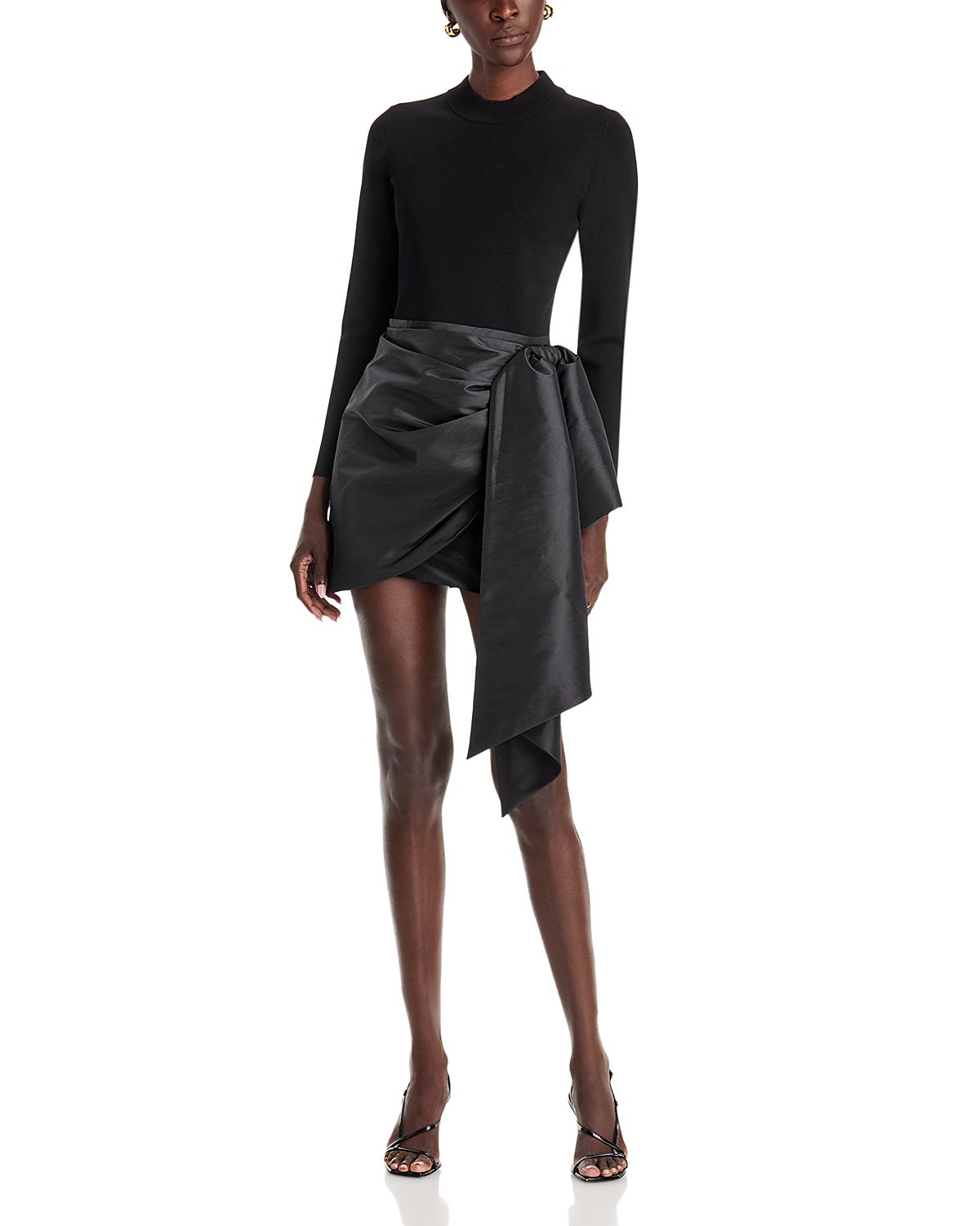 Simkhai Tedda Mixed Media Mini Dress