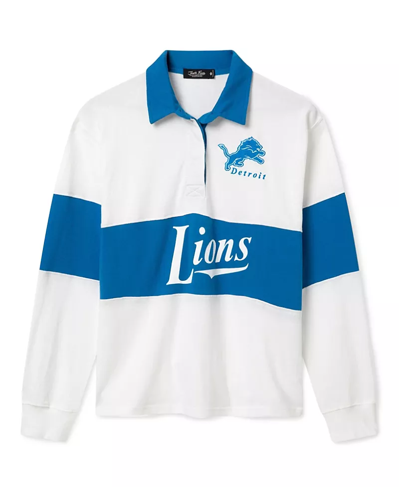 Junk Food Clothing Women's Detroit Lions Rugby Shirt
