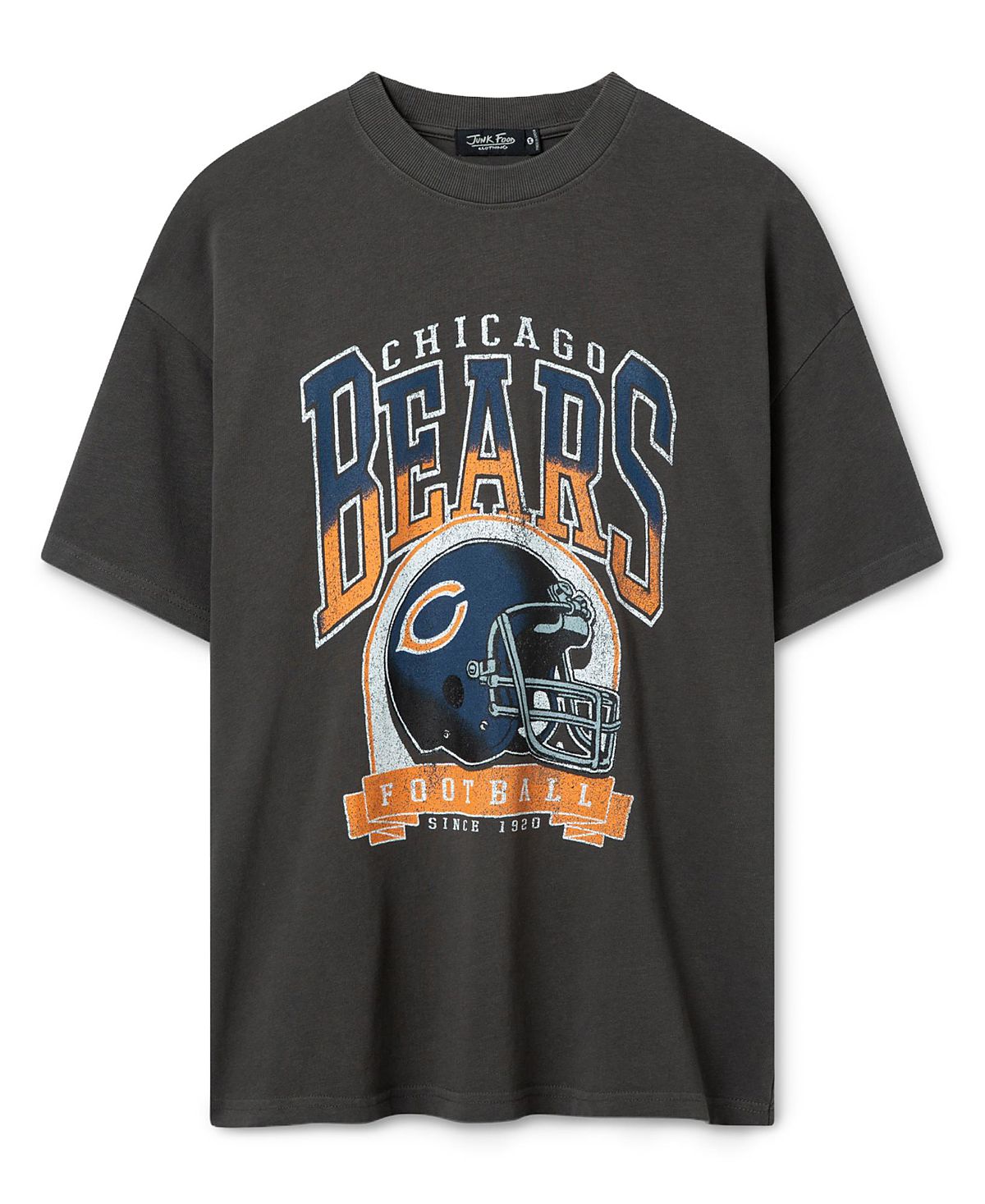 Junk Food Clothing Unisex Chicago Bears Varsity Heavy Weight Tee