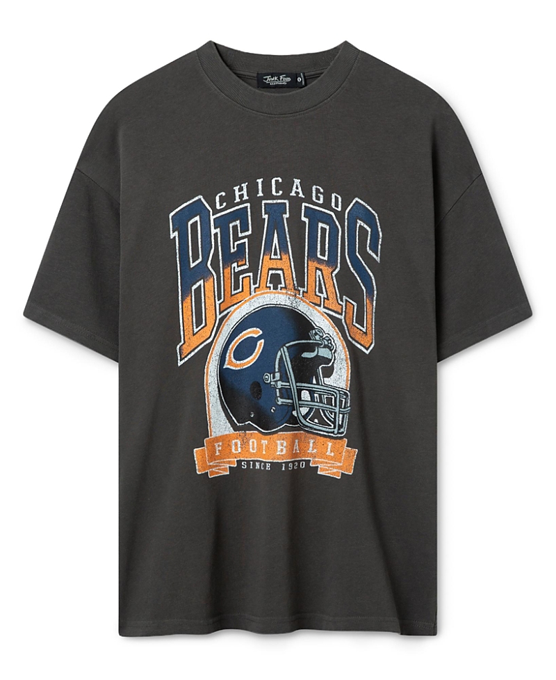 Junk Food Clothing Unisex Chicago Bears Varsity Heavy Weight Tee