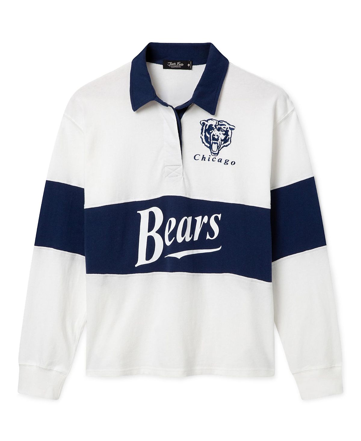 Junk Food Clothing Women's Chicago Bears Rugby Shirt