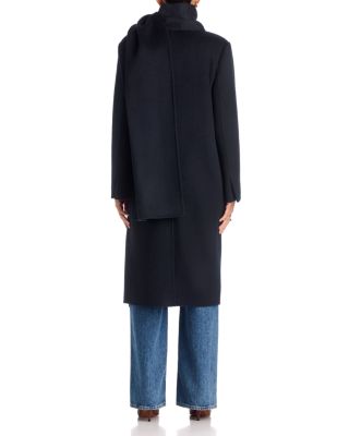 Olivia Wool Blend Coat with Scarf
