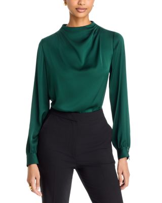 The Ember Silk Stretch Blouse