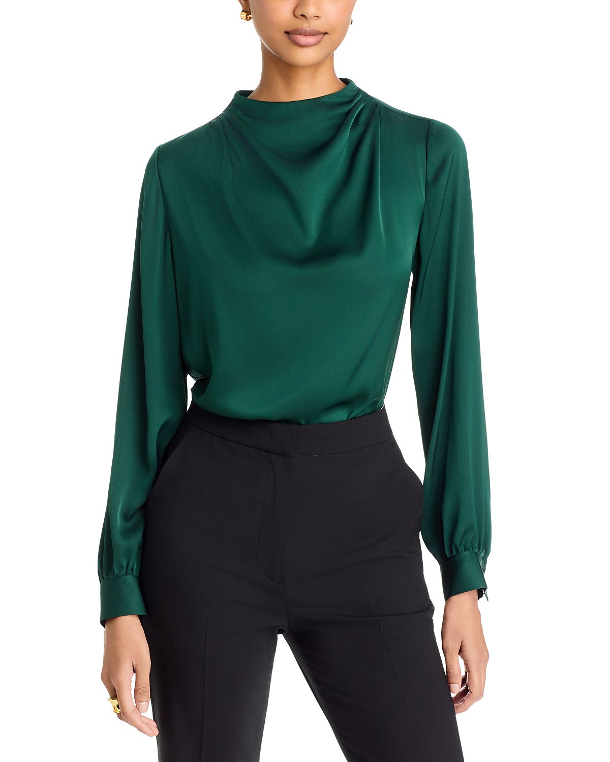 Elie Tahari The Ember Silk Stretch Blouse