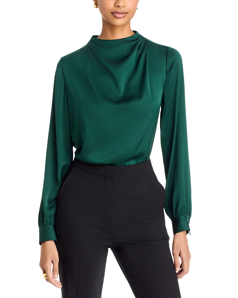 Elie Tahari The Ember Silk Stretch Blouse