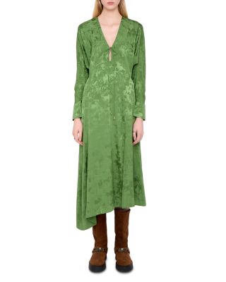 Rouna Jacquard Horses Silk Dress