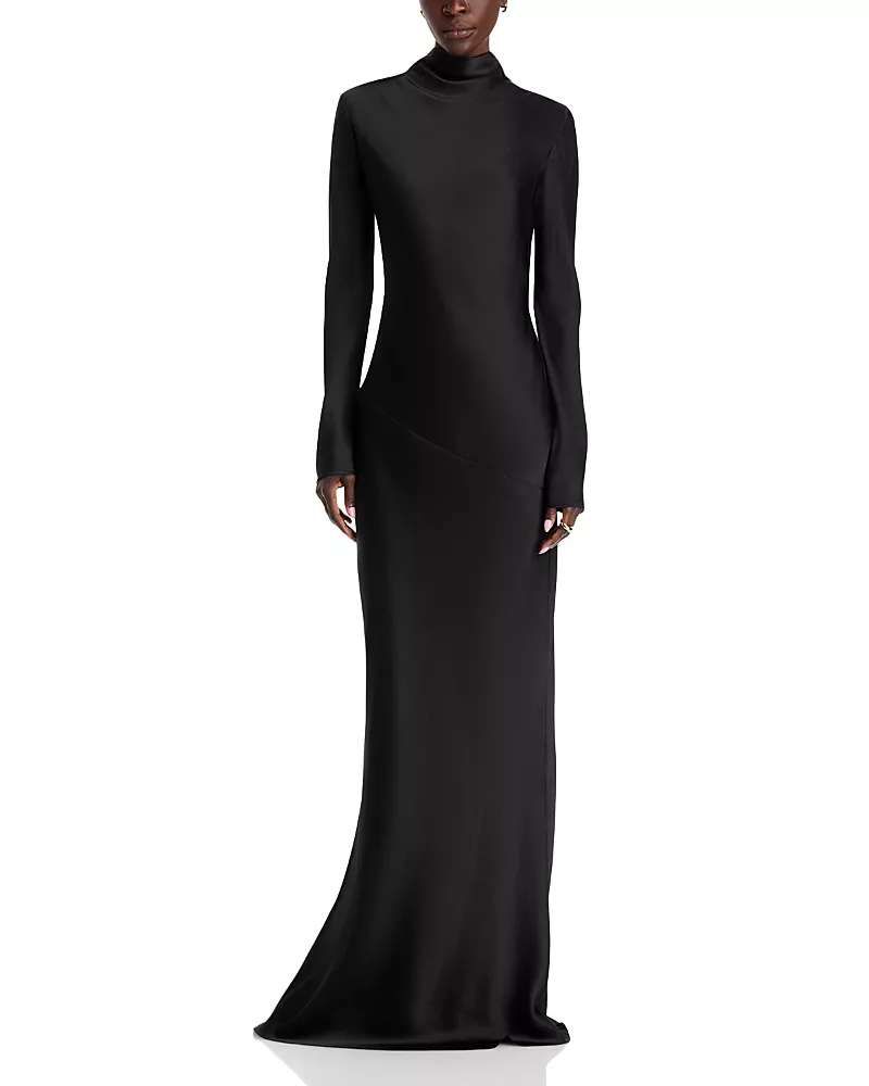 Tove Gio Silk Floor Sweeping Gown