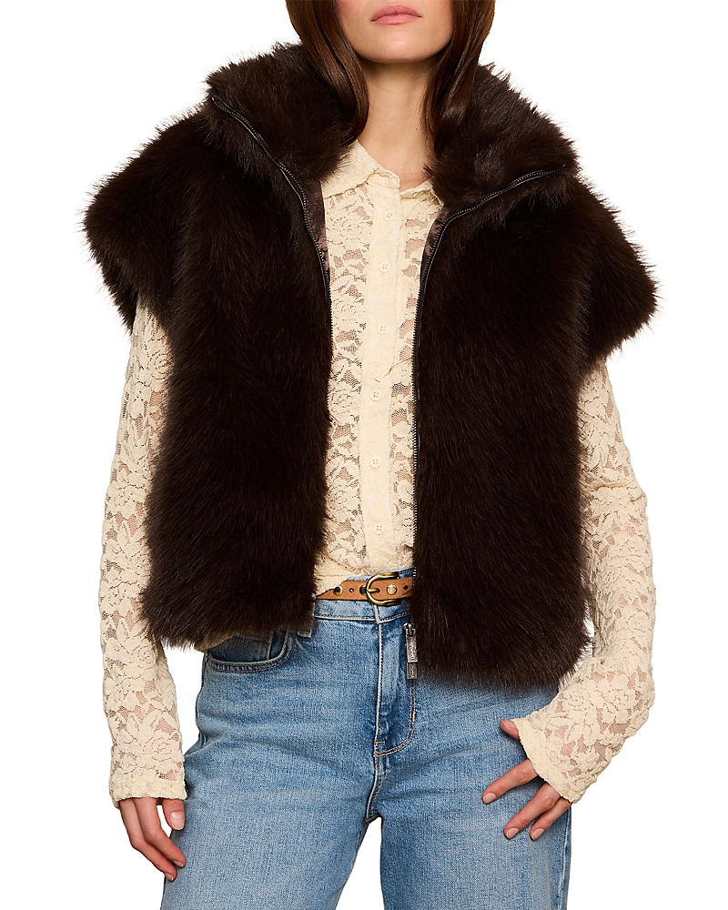 Sanctuary Cozy Faux Fur Vest