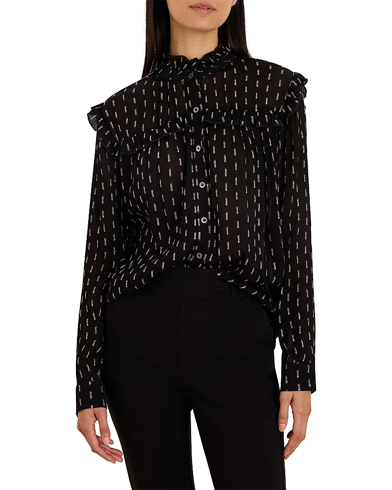 Nic+Zoe Mayfair Nights Chiffon Shirt