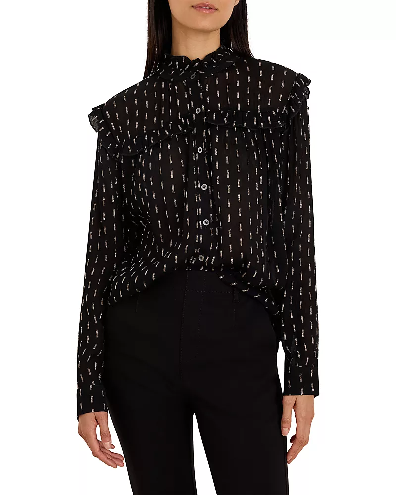 Nic+Zoe Mayfair Nights Chiffon Shirt